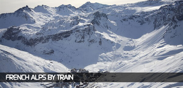 french alps by train